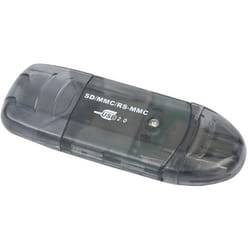 Gembird FD2-SD-1 lecteur de carte mémoire USB 2.0 Noir