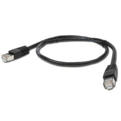 Gembird Patch Cord Cat.6 UTP 2m câble de réseau Noir Cat6 U/UTP (UTP)