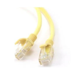 Gembird Patch Cord Cat.5e UTP 0.25m câble de réseau Jaune 0,25 m Cat5e U/UTP (UTP)
