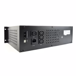 Gembird - Ups rack 19" 3.4u 1500va, 4xiec 230v out, iec14 in,rj11, usb, lcd alimentation d'énergie non interruptible Interactivité de ligne 1,5 kVA 900 W 4 sortie(s) CA - Vue supplémentaire 4