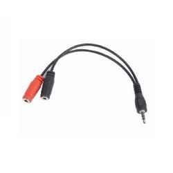 Gembird CCA-417 câble audio 0,2 m 3,5mm 2 x 3.5mm Noir