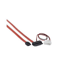 Gembird CC-MSATA-001 câble SATA Noir, Rouge