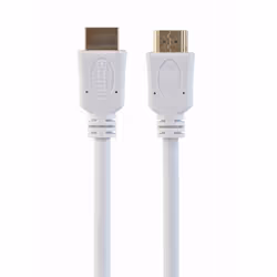 Gembird CC-HDMI4-W-10, 3 m, HDMI Type A (Standard), HDMI Type A (Standard), Compatibilité 3D, 18 Gbit/s, Blanc
