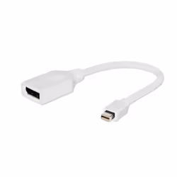 Gembird A-mDPM-DPF-001-W, 0,1 m, DisplayPort, Mini DisplayPort, Mâle, Femelle, Blanc