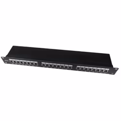 Gembird Cablexpert, Noir, Montage de rack, 1U, EIA/TIA T568B/A, RoHS, ISO 9002, UL, 483 mm