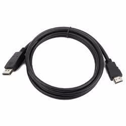 Gembird DisplayPort - HDMI, 3m, 3 m, DisplayPort, HDMI Type A (Standard), Mâle, Mâle, Noir