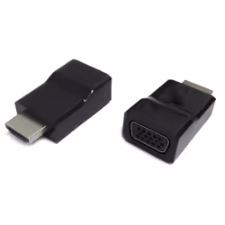 Gembird A-HDMI-VGA-001, HDMI, VGA, Noir