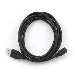 Gembird CCP-MUSB2-AMBM-1M câble USB USB 2.0 Micro-USB B USB A Noir