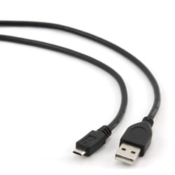 Gembird CCP-MUSB2-AMBM-10 câble USB 3 m USB 2.0 Micro-USB B USB A Noir
