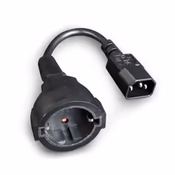 Cablexpert Conexion Shucko hembra a IEC C14 macho 0.15mts - Vue supplémentaire 4