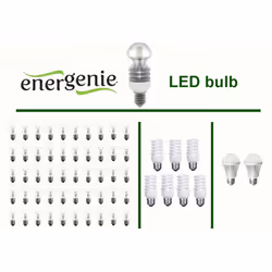 EnerGenie A Premium High Efficiency LED Lamp plastique, 10 W, E27, Blanc de la CE led1027–01
