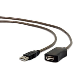 Gembird USB A/USB A M/F 5m câble USB USB 2.0 Noir