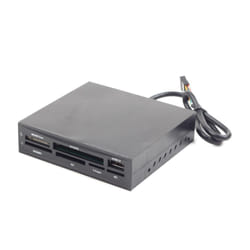Gembird FDI2-ALLIN1-02-B lecteur de carte mémoire Interne Noir