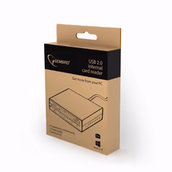 Gembird FDI2-ALLIN1-02-B lecteur de carte mémoire Interne Noir