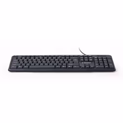 Gembird KB-U-103-RU clavier USB QWERTY Anglais, Russe Noir