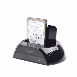 Gembird HD32-U3S-2, HDD, SATA, 2.5,3.5", Noir, Plastique, 100-240 V