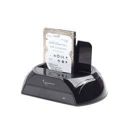 Gembird HD32-U3S-2 Station d'accueil de disques de stockage Noir