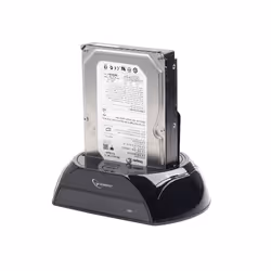 Gembird HD32-U3S-2 Station d'accueil de disques de stockage Noir