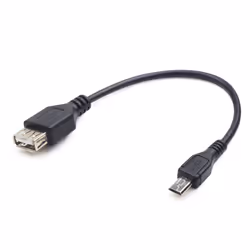 Gembird USB A - Micro-USB B, 0.15m, 0,15 m, USB A, Micro-USB B, USB 2.0, Mâle/Femelle, Noir