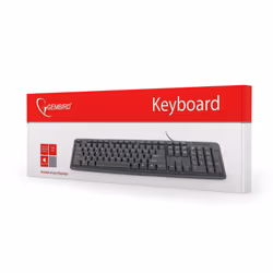 Gembird KB-U-103-PT clavier USB Portuguais Noir - Vue supplémentaire 4