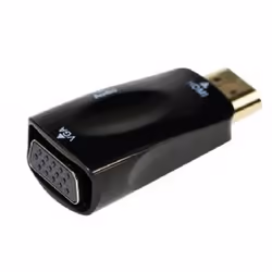 Gembird A-HDMI-VGA-02 changeur de genre de câble VGA (D-Sub) Noir