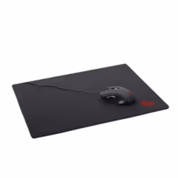 Gembird MP-GAME-S, Noir, Monochromatique, Caoutchouc, Tissu, Repose-poignets, Tapis de souris de jeu