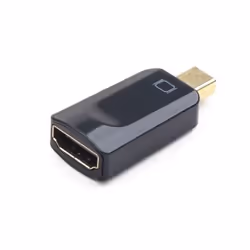 Gembird A-MDPM-HDMIF-01 changeur de genre de câble Mini Display Port HDMI Noir