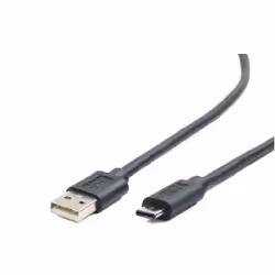 Gembird USB-A/USB-C, 1m, 1 m, USB A, USB C, USB 2.0, Mâle/Mâle, Noir