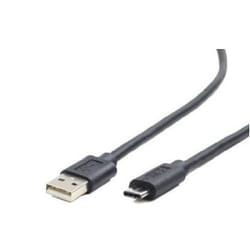 Gembird USB-A/USB-C, 1m câble USB USB 2.0 USB A USB C Noir