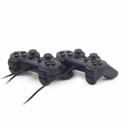 Gembird JPD-UDV2-01 accessoire de jeux vidéo Noir USB 2.0 Manette de jeu Analogique/Numérique PC