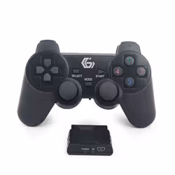 Gembird JPD-WDV-01 accessoire de jeux vidéo Noir RF Manette de jeu PC, Playstation 2, Playstation 3 - Vue supplémentaire 4