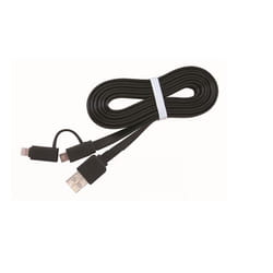 Gembird CC-USB2-AMLM2-1M câble USB USB A Micro-USB B/Lightning Noir