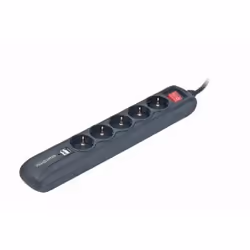 EnerGenie SPG5-U2-5 protection surtension Noir 5 sortie(s) CA 5 V 1,5 m
