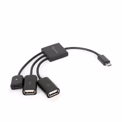 Gembird UHB-OTG-02, USB 2.0 Micro-B, USB 2.0, USB, 55 mm, 25 mm, 12 mm