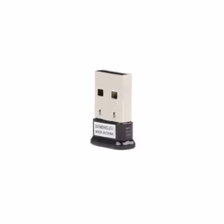 Gembird BTD-MINI5, Sans fil, USB, Bluetooth, 24 Mbit/s, Noir, Argent