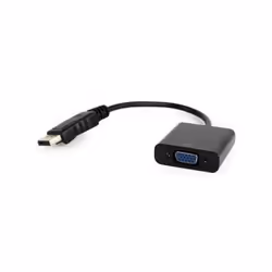 Gembird A-DPM-VGAF-02, 0,15 m, VGA (D-Sub), DisplayPort, Mâle, Femelle, Noir
