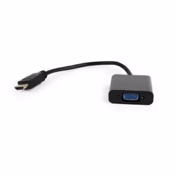 Gembird A-HDMI-VGA-04, 0,15 m, VGA (D-Sub), HDMI Type A (Standard), Mâle, Femelle, Noir