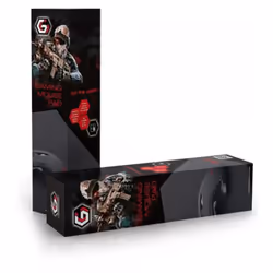 Gembird MP-GAME-XL tapis de souris Tapis de souris de jeu Noir