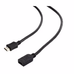 Gembird CC-HDMI4X-0.5M, 0,5 m, HDMI Type A (Standard), HDMI Type A (Standard), 4096 x 2160 pixels, Compatibilité 3D, Noir