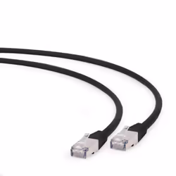 Gembird PP6A-LSZHCU-BK-1.5M, 1,5 m, Cat6a, RJ-45, RJ-45