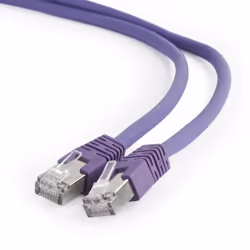 Gembird PP6A-LSZHCU-V-0.5M câble de réseau Violet 0,5 m Cat6a S/FTP (S-STP)