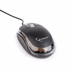 Gembird MUS-U-01-BKT, Ambidextre, Optique, USB Type-A, 1000 DPI, Noir