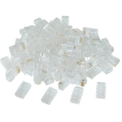 Gembird LC-8P8C-002/50 connecteur de fils RJ-45 Transparent