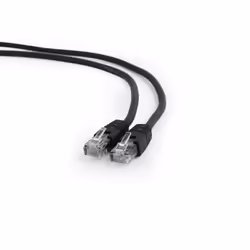 Gembird PP6U-3M/BK, 3 m, Cat6, U/UTP (UTP), RJ-45, RJ-45