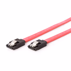 Gembird CC-SATAM-DATA, 0,5 m, SATA III, Femelle/Femelle, Noir, Rouge, Droit, Droit