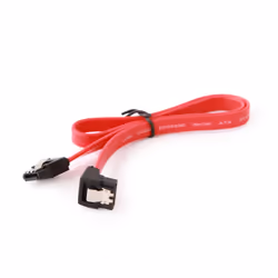 Gembird CC-SATAM-DATA90, 0,5 m, SATA III, Femelle/Femelle, Noir, Rouge, Droit, Bas