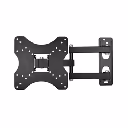 Gembird WM-37RT-01, 94 cm (37"), 200 x 200 mm, 0 - 15°, 90°, Acier, Noir