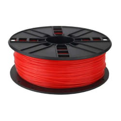 Gembird 3DP-PLA1.75-01-FR matériel d'impression 3D Acide polylactique (PLA) Rouge fluorescent 1 kg