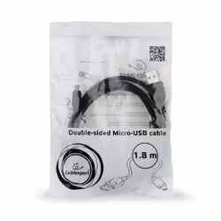 Gembird CC-USB2-AMMDM-6 câble USB 1,8 m USB 2.0 Micro-USB A USB A Noir