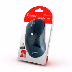 Gembird MUSW-107-B souris Ambidextre RF sans fil Optique 1600 DPI